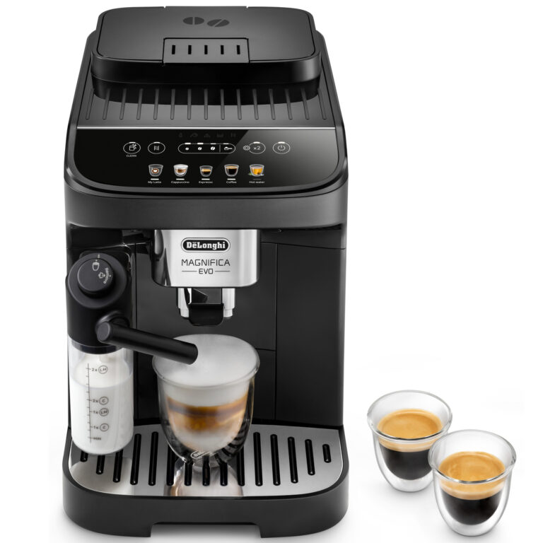 Espressor automat DeLonghi ECAM290.61.B, 1450 W, 1.8 L, 15 bar, Ecran tactil, Suport reglabil, Meniu de retete, 13 setari de macinare, Sistem spumare lapte, Negru