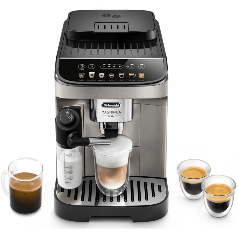 Espressor automat DeLonghi ECAM290.81.TB, 1450 W, 1.8L, 15 Bar, Ecran tactil, Suport reglabil, Meniu de retete, 13 setari de macinare, Sistem spumare lapte, Negru/Argintiu