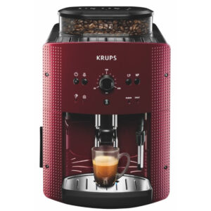 Espressor automat Krups Espresseria Automatic EA810770, 1400 W, 15 bari, rezervor apa 1.7 L, rezervor boabe 260 g, rasnita 3 nivele, functie autocuratare, rosu Espressor automat Krups Espresseria Automatic EA810770, 1400 W, 15 bari, rezervor apa 1.7 L, rezervor boabe 260 g, rasnita 3 nivele, functie autocuratare, rosu