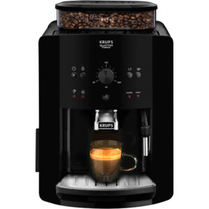Espressor automat Krups Picto Arabica EA811010, 1450 W, 15 bari, 1.7 L, rasnita 3 nivele, rasnita incorporata, sistem spumare lapte, negru Espressor automat Krups Picto Arabica EA811010, 1450 W, 15 bari, 1.7 L, rasnita 3 nivele, rasnita incorporata, sistem spumare lapte, negru