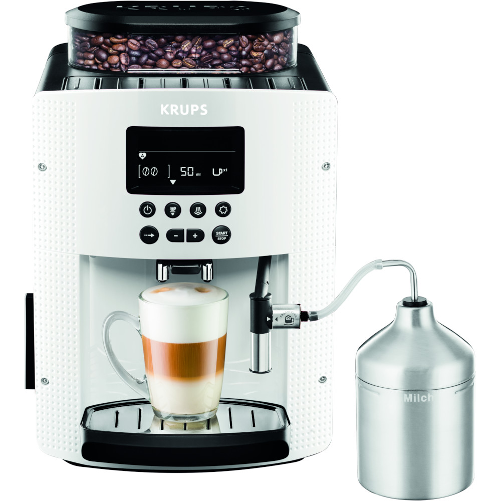 Espressor automat Krups EA816170, 1450 W, 1.7 L, 15 bar, Alb Espressor automat Krups EA816170, 1450 W, 1.7 L, 15 bar, Alb