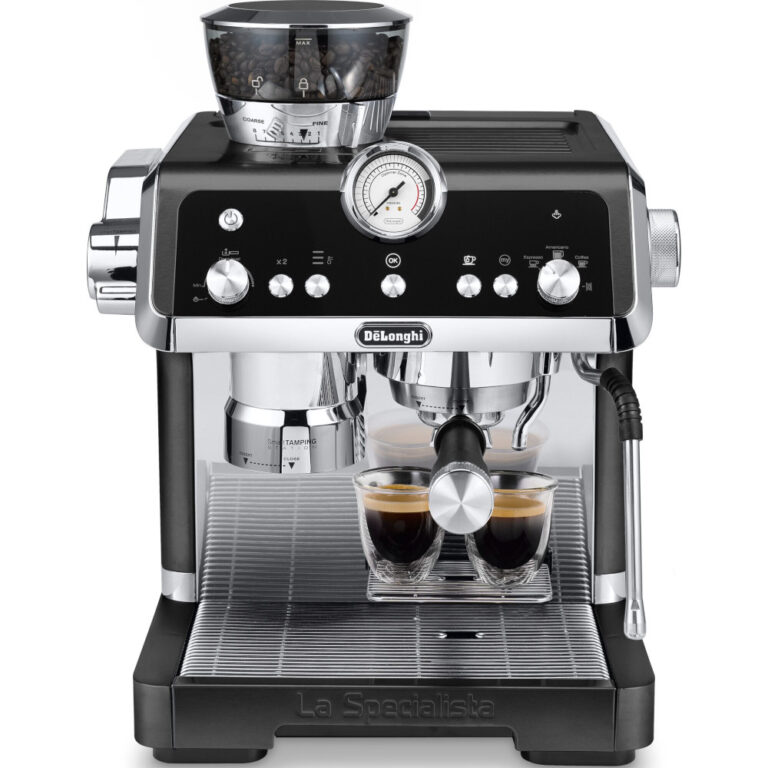 Espressor manual De’Longhi EC 9355.BM la Specialista Prestigio, 1450 W, 19 Bar, 2L, Negru/Argintiu