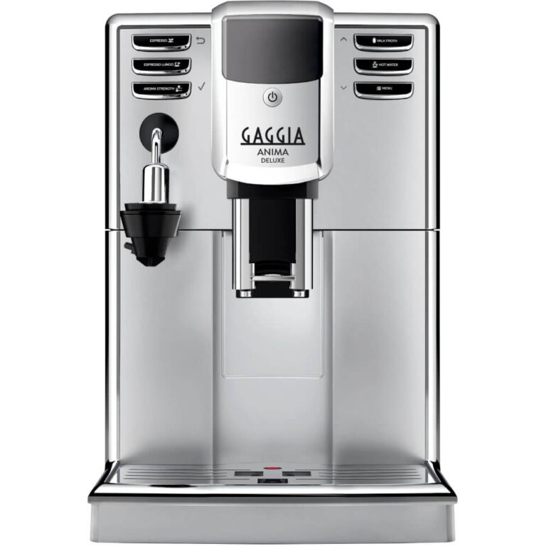 Espressor automat cafea Gaggia Anima Deluxe, Rasnita ceramica, 15 Bar, 1850  W, Argintiu