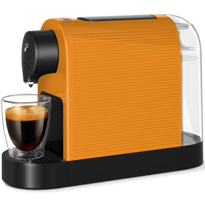 Espressor Tchibo Cafissimo Pure Plus 660754, 800 ml, 15 bar, Portocaliu Mango Espressor Tchibo Cafissimo Pure Plus 660754, 800 ml, 15 bar, Portocaliu Mango