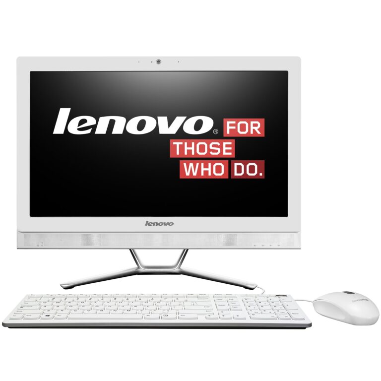 Sistem Desktop PC All-In-One Lenovo IdeaCentre C40-30, Intel Core i3, Memorie 4GB, HDD 1TB, Intel HD Graphics, Free DOS, Negru