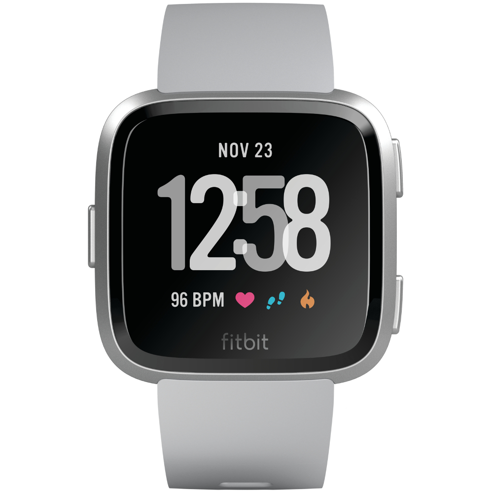 Smartwatch Fitbit Versa, Curea Gri, Silver Aluminum Smartwatch Fitbit Versa, Curea Gri, Silver Aluminum