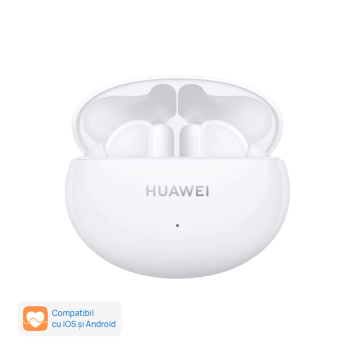 Casti True Wireless Huawei FreeBuds 4i, Ceramic White Casti True Wireless Huawei FreeBuds 4i, Ceramic White
