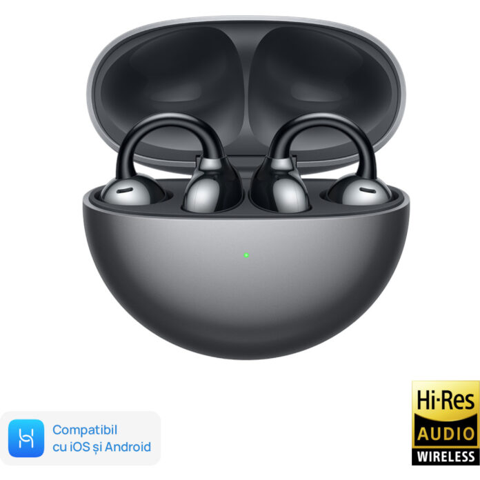 Casti HUAWEI FreeClip, True wireless, Bluetooth, In-ear, Beige Casti HUAWEI FreeClip, True wireless, Bluetooth, In-ear, Beige