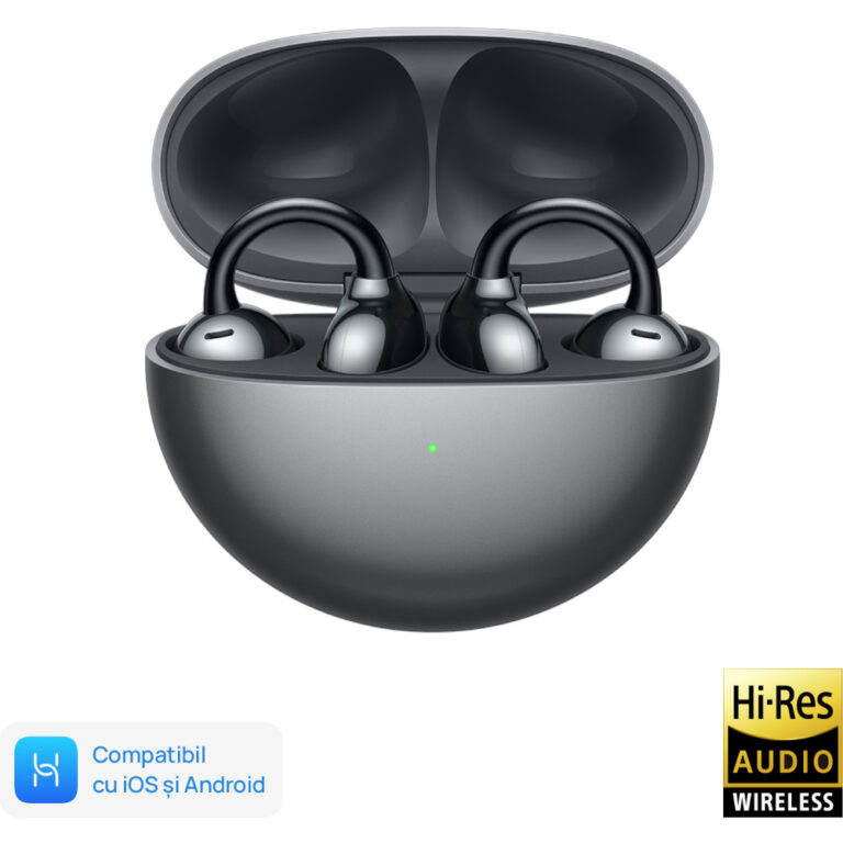 Casti HUAWEI FreeClip, True wireless, Bluetooth, In-ear, Beige