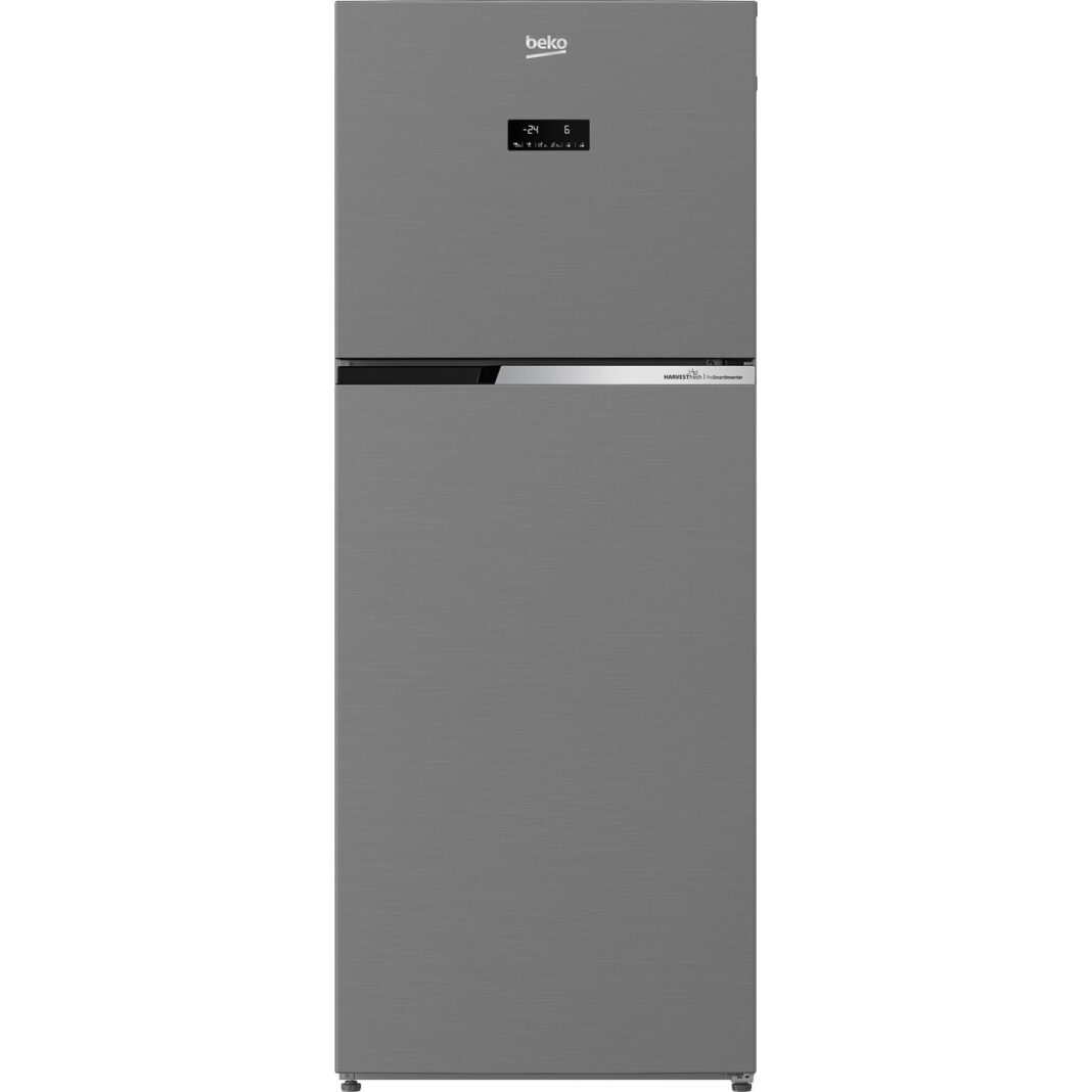 Frigider cu 2 usi Beko RDNT401E40SZXBN, 375 l, No Frost, Metal Look, Clasa E Frigider cu 2 usi Beko RDNT401E40SZXBN, 375 l, No Frost, Metal Look, Clasa E