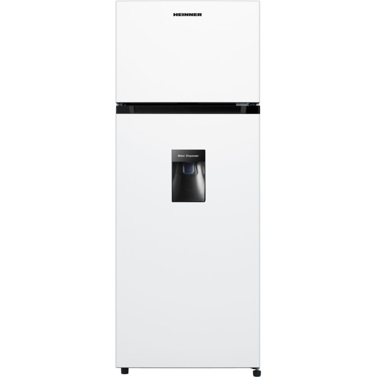 Frigider cu 2 usi Heinner HF-205WDF+, 206 L, 143.4 cm, Dozator Apa, Clasa F, Alb