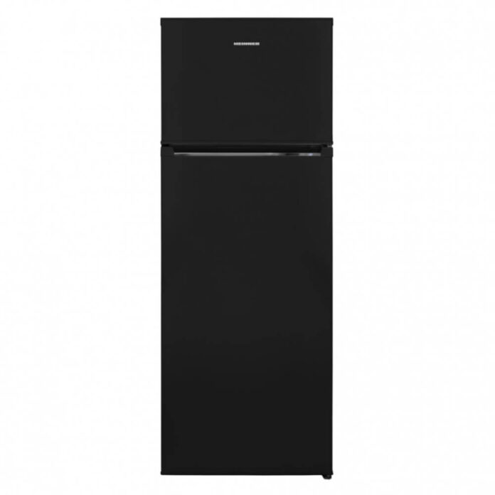 Frigider cu 2 usi Heinner HF-V213BKF+, Less Frost, Congelare rapida, 212 l, 144 cm, Negru Frigider cu 2 usi Heinner HF-V213BKF+, Less Frost, Congelare rapida, 212 l, 144 cm, Negru