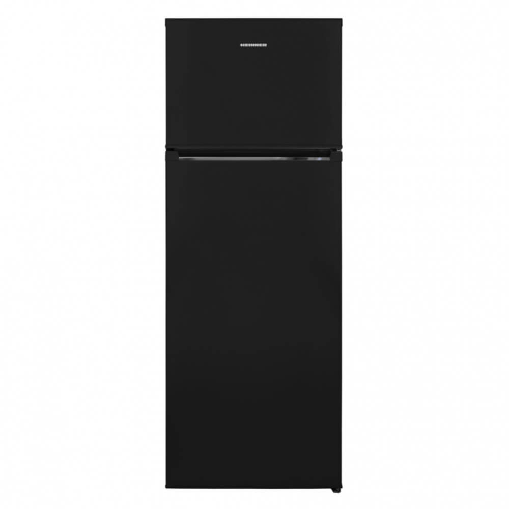 Frigider cu 2 usi Heinner HF-V213BKF+, Less Frost, Congelare rapida, 212 l, 144 cm, Negru Frigider cu 2 usi Heinner HF-V213BKF+, Less Frost, Congelare rapida, 212 l, 144 cm, Negru