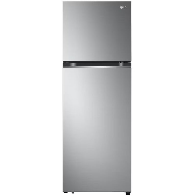 Frigider cu doua usi LG GTBV38PZGKD, No Frost, 335 l, LinearCooling, Argintiu, Clasa E, DoorCooling+, Compresor Inverter Linear, Inox