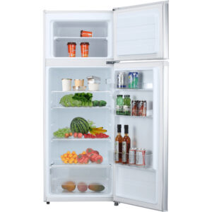 Frigider cu doua usi Vivax DD-207E W, 204 l, Control mecanic, Alb, Clasa E Frigider cu doua usi Vivax DD-207E W, 204 l, Control mecanic, Alb, Clasa E