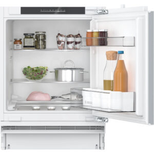 Frigider incorporabil Bosch KUR21VFE0, 134 l, Iluminare LED, Usa reversibila, EcoAirflow, Clasa E Frigider incorporabil Bosch KUR21VFE0, 134 l, Iluminare LED, Usa reversibila, EcoAirflow, Clasa E
