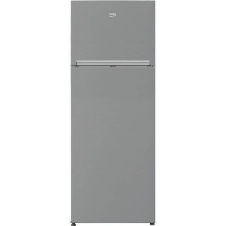 Frigider cu doua usi Beko RDNE505K30XPN, 455 l, NeoFrost Dual Cooling, Cooling Fan, Vacation Mode, Tava gheata, ProSmart Inverter, Raft sticle, Clasa F, H 185 cm, Argintiu