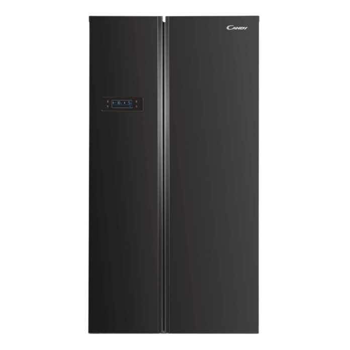 Frigider Side by side Candy CHSBSO 6174B, No Frost, 532 l, Super Freezing, H 177 cm, Negru, Clasa E Frigider Side by side Candy CHSBSO 6174B, No Frost, 532 l, Super Freezing, H 177 cm, Negru, Clasa E