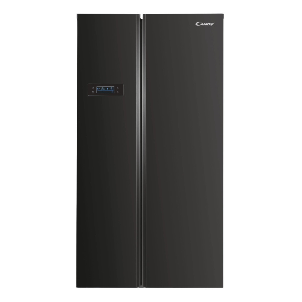 Frigider Side by side Candy CHSBSO 6174B, No Frost, 532 l, Super Freezing, H 177 cm, Negru, Clasa E Frigider Side by side Candy CHSBSO 6174B, No Frost, 532 l, Super Freezing, H 177 cm, Negru, Clasa E