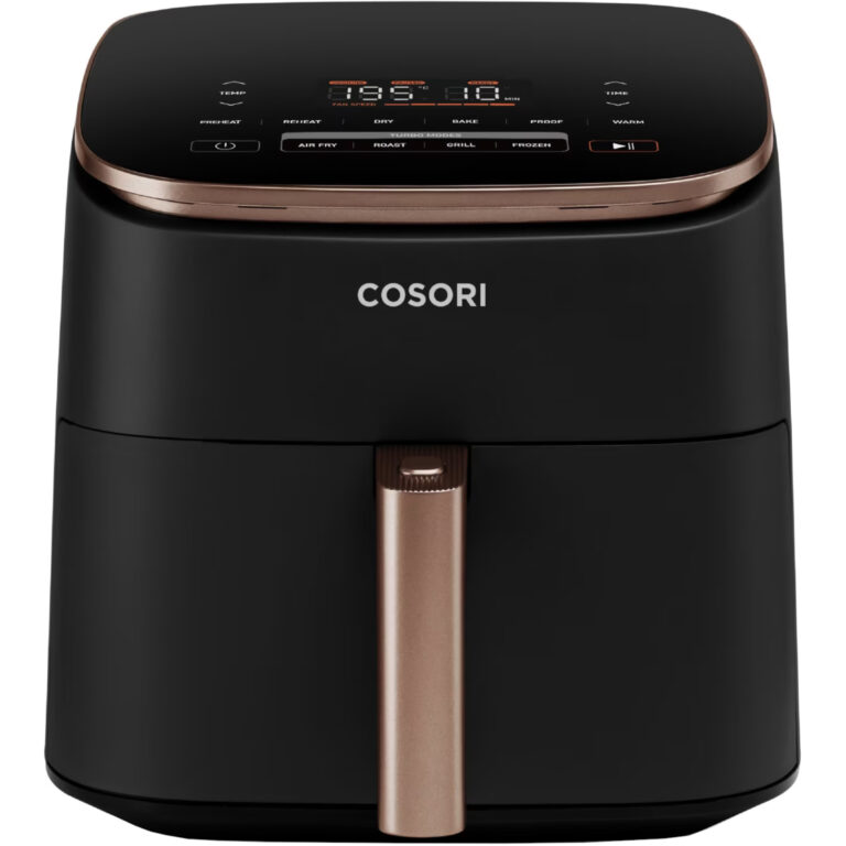 Friteuza cu aer cald Cosori TurboBlaze Chef Edition, 1700 W, 6 l, 9 programe, Motor DC, Negru