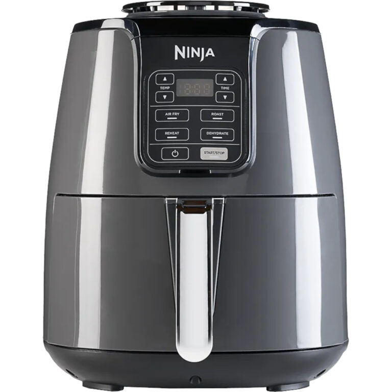 Friteuza cu aer cald Ninja AF100EU, 1550 W, 3.8 l, 4 functii gatit, Gri