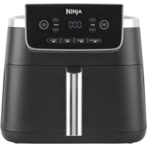 Friteuza cu aer cald Ninja AF140EU, 2000 W, 4.7 l, 4 programe, Timer, Negru Friteuza cu aer cald Ninja AF140EU, 2000 W, 4.7 l, 4 programe, Timer, Negru