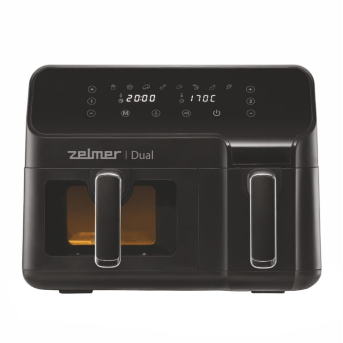 Friteuza cu aer cald Zelmer ZAF9000, 2700 W, 9 l, 8 programe, Negru Friteuza cu aer cald Zelmer ZAF9000, 2700 W, 9 l, 8 programe, Negru