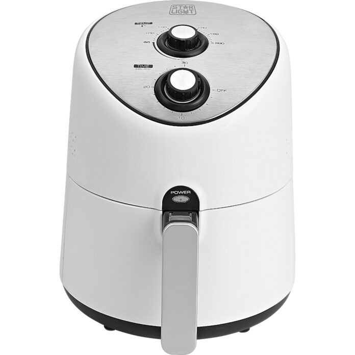 Friteuza fara ulei Star-Light Airfryer AFB-2613WH, 1300W, 0.8 kg, Control temperatura, Timer, Alb