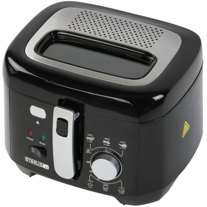Friteuza Star-Light OFB-2518BL, 1800W, 1 kg, Termostat reglabil, Negru