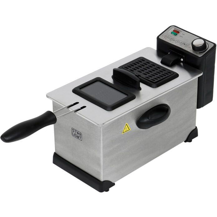 Friteuza Star-Light OFB-3020SS, 2000W, 0.7 kg, Termostat reglabil, Argintiu