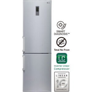 Combina frigorifica LG GBB539NSQPB, 318 l, Clasa A++, Inox Combina frigorifica LG GBB539NSQPB, 318 l, Clasa A++, Inox