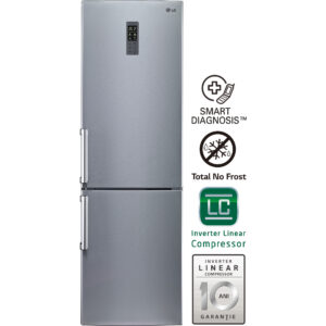 Combina frigorifica LG GBB539PVQWB, 318 l, Clasa A+, Silver Combina frigorifica LG GBB539PVQWB, 318 l, Clasa A+, Silver