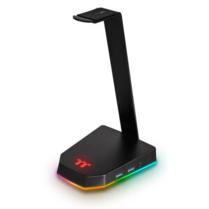 Suport casti gaming Thermaltake Premium E1, Iluminare RGB, Negru Suport casti gaming Thermaltake Premium E1, Iluminare RGB, Negru