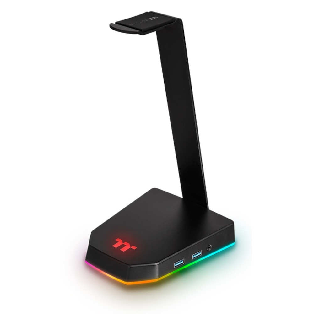Suport casti gaming Thermaltake Premium E1, Iluminare RGB, Negru Suport casti gaming Thermaltake Premium E1, Iluminare RGB, Negru