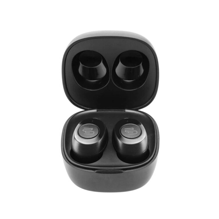 Casti GoGEN TWS BUDDIES, True Wireless Stereo, Bluetooth 5.0, microfon, IPX4, 3 mW, culoare neagra