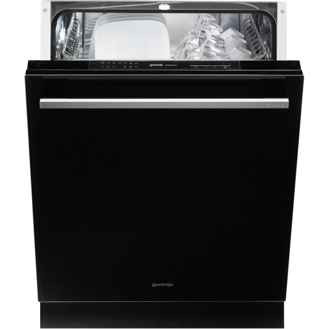 Masina de spalat vase incorporabila Gorenje Simplicity GV6SY2B, 12 Seturi, 6 Programe, Clasa A+, Negru