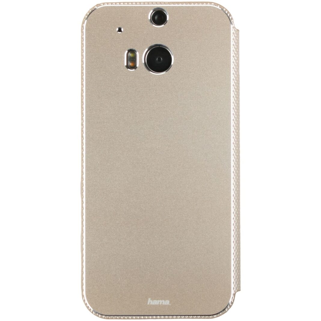 Husa Flip Cover Hama 127398 pentru HTC One M8, Auriu