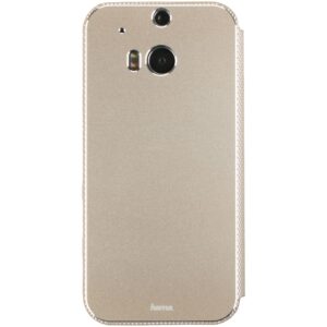 Husa Flip Cover Hama 127398 pentru HTC One M8, Auriu Husa Flip Cover Hama 127398 pentru HTC One M8, Auriu