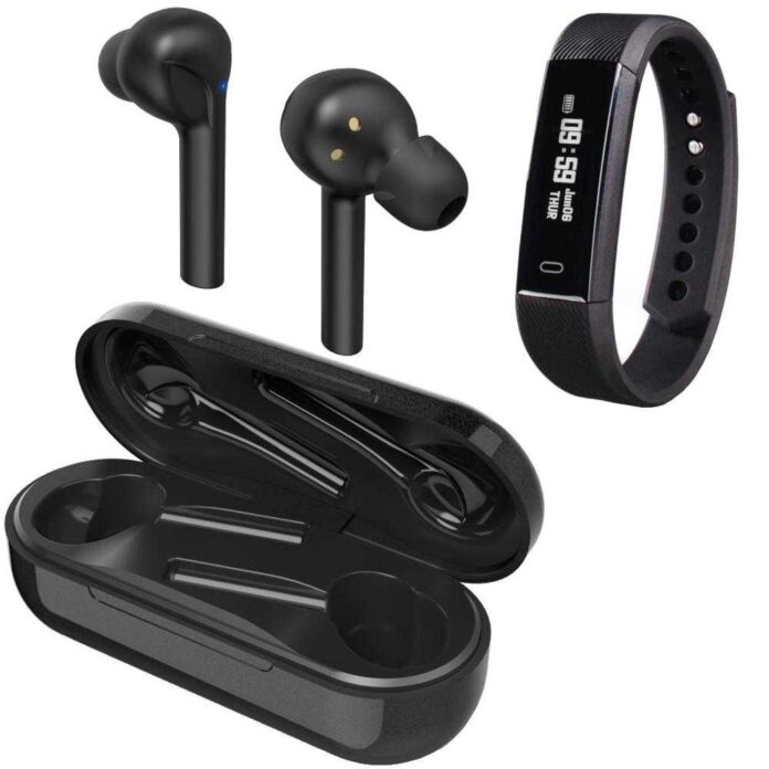 Pachet: Casti True Wireless Hama Voice Style 177057, Bluetooth, Negru + Smartband Hama Fit Track 1900, Negru Pachet: Casti True Wireless Hama Voice Style 177057, Bluetooth, Negru + Smartband Hama Fit Track 1900, Negru