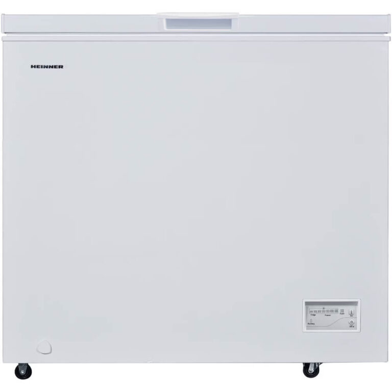Lada frigorifica Heinner HCF-200CNHF+, 198 L, Congelare rapida, Display rezistent la apa, Clasa F, Alb