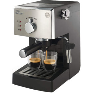 Espressor manual Philips Saeco Poemia HD8425/19, 1050 W, 1.25 L, 15 bar, Argintiu Espressor manual Philips Saeco Poemia HD8425/19, 1050 W, 1.25 L, 15 bar, Argintiu
