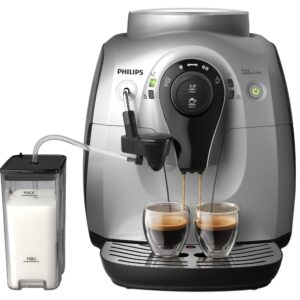Espressor super-automat Philips HD8652/59, 1400 W, 1 L, 15 bar, Argintiu Espressor super-automat Philips HD8652/59, 1400 W, 1 L, 15 bar, Argintiu
