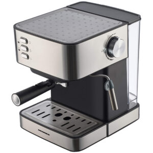 Espressor manual Heinner Medinne HEM-B2016BKS, 850 W, 1.6 L, 20 bar, Argintiu Espressor manual Heinner Medinne HEM-B2016BKS, 850 W, 1.6 L, 20 bar, Argintiu