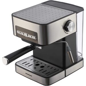 Espressor semi-automat Heinner Bavaresse HEM-B2016SA, 850 W, 1.6 L, 20 bar, Argintiu/Negru Espressor semi-automat Heinner Bavaresse HEM-B2016SA, 850 W, 1.6 L, 20 bar, Argintiu/Negru