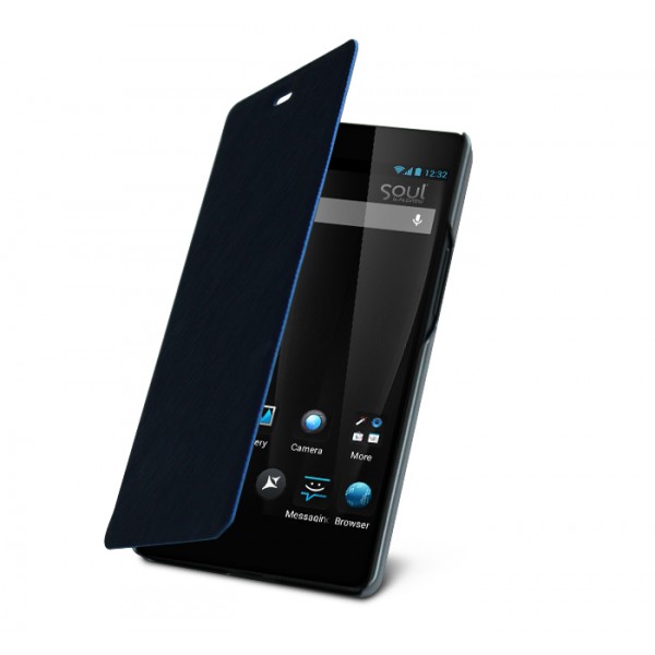 Husa Flip Cover Allview pentru X1 Soul, Albastru