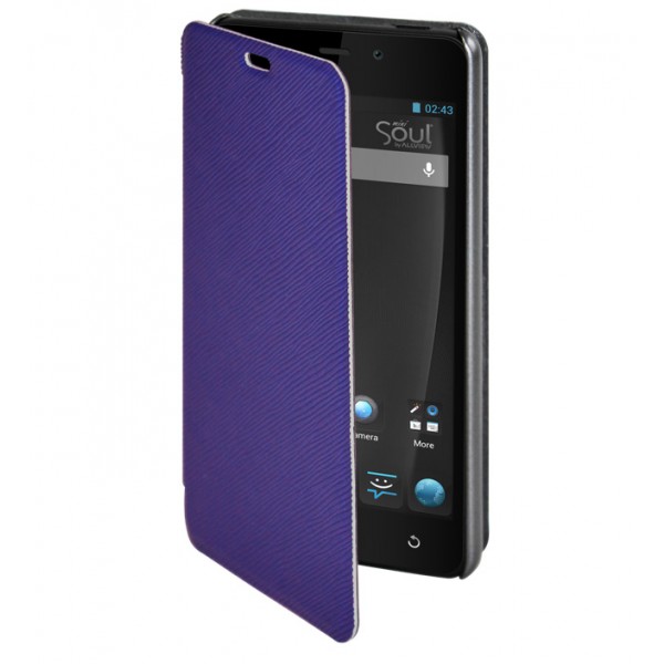 Husa Flip Cover Allview pentru X1 Soul Mini, Roz