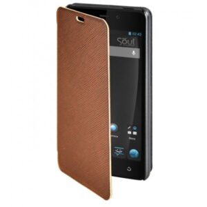 Husa Flip Cover Allview HFBROWNX1 pentru X1 Soul, Maro Husa Flip Cover Allview HFBROWNX1 pentru X1 Soul, Maro