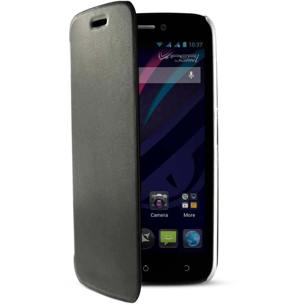 Husa Flip Cover Allview pentru V1 Viper i, Negru