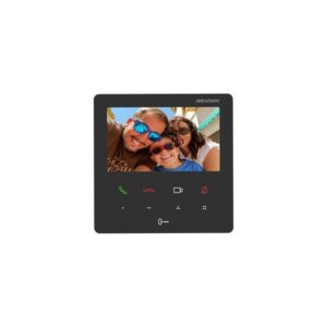 Videointerfon de interior IP/TCP WiFi Hikvision DS-KH6110-WE1, 4.3 inch, aparent, butoane touch, PoE, microfon si difuzor, control de pe telefon Videointerfon de interior IP/TCP WiFi Hikvision DS-KH6110-WE1, 4.3 inch, aparent, butoane touch, PoE, microfon si difuzor, control de pe telefon