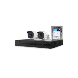 Sistem supraveghere exterior cu HDD 1 TB HikVision HiLook, 2 camere, 2 MP, 2.8 mm, IR 20 m Sistem supraveghere exterior cu HDD 1 TB HikVision HiLook, 2 camere, 2 MP, 2.8 mm, IR 20 m